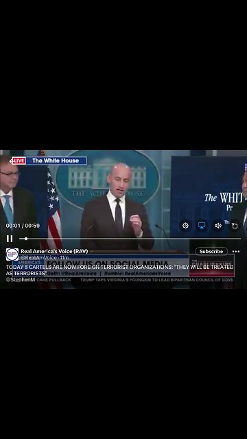 The White House : Trump : the new Law of the Land :cartels