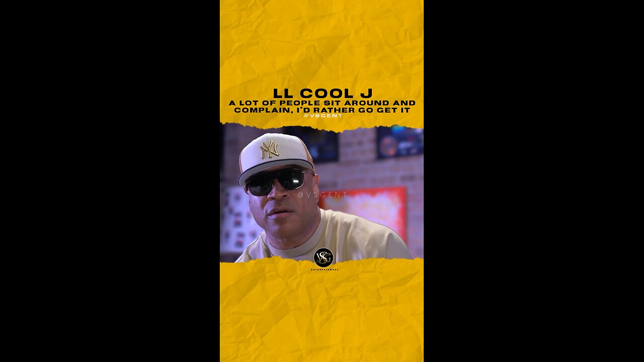 @llcoolj A lot of people sit around and complain, I’d rather go get it