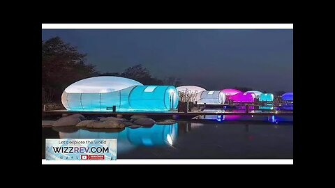 Large outdoor camping single tunnel house hotel bathroom clear inflatable transparent dome Review