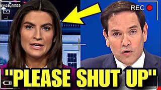 CNN Host Kaitan Collins STORMS OFF SET After Marco Rubio ANNIHILATES Her Over Ukraine-Zelensky LIES!