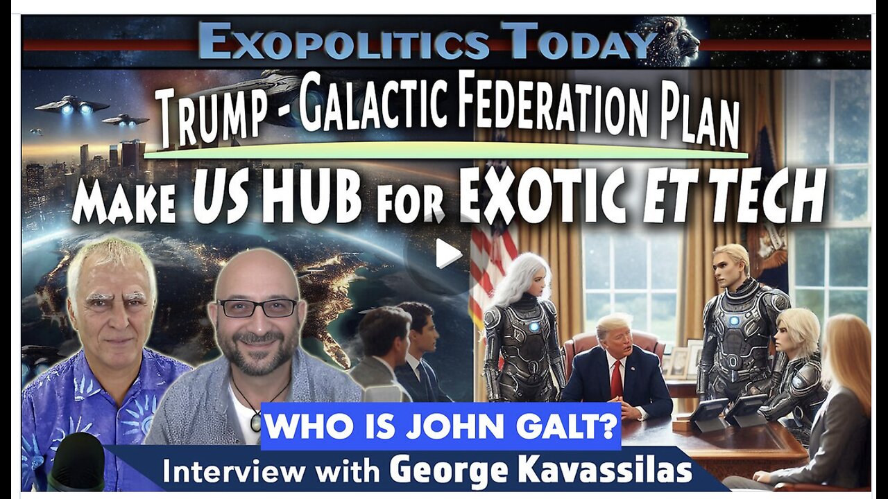 DR MICHAEL SALLA W/ Trump and Galactic Federation Plan to make US the Hub For Exotic ET Technology