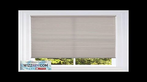 BlindsAvenue Cellular Honeycomb Cordless Shade 9/16" Single Cell Light Filtering Sticks Review