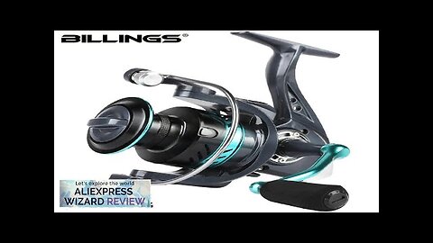 BILLINGS DK 1000~7000 Series5.2:1 Gear Ratio22LB Max DragCNC Metal SpoolSpinning Fishing Review