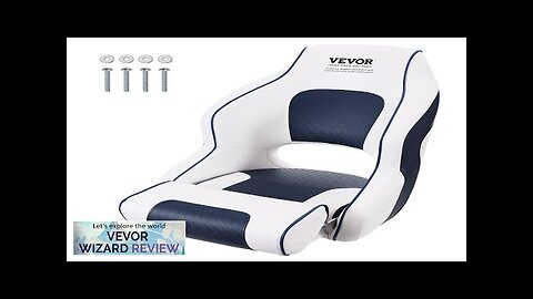 VEVOR Captain Bucket Seat Boat Seat Flip Up Boat Seat with Thickened Review