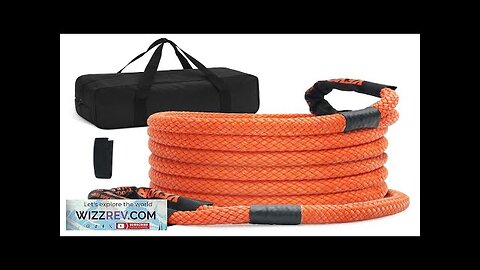 VEVOR 1" x 20' Kinetic Recovery Tow Rope 38000 lbs Heavy-Duty Off Review