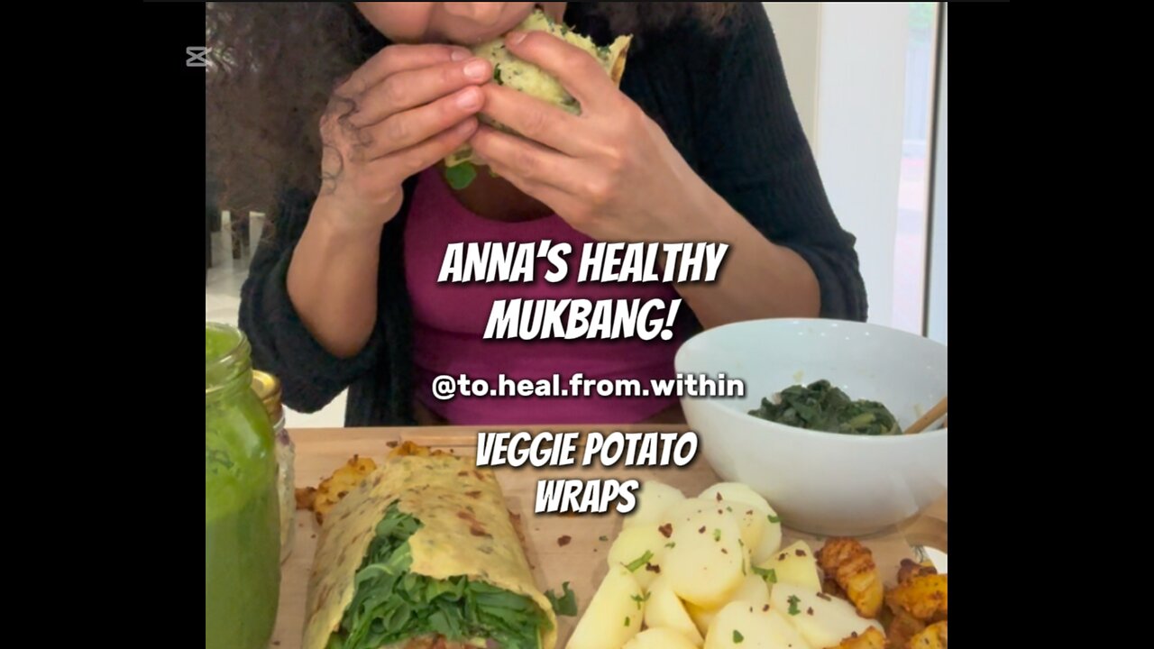 VEGGIE POTATO WRAPS #healthy #healthylifestyle #mukbang #medicalmedium #eatingshow #dinner