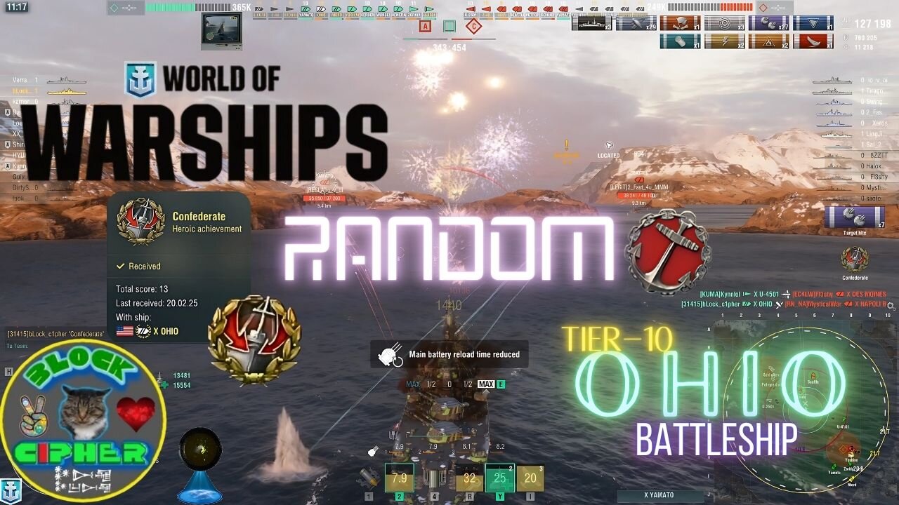 *SPECIAL PREMIUM* USN Battleship Tier-10 OHIO in Random mode | World of Warships