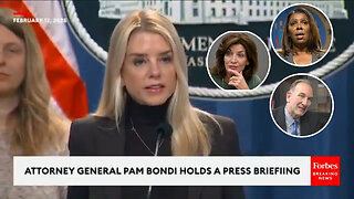 Attorney General Pam Bondi Takes Legal Action Against New York City Over Immigration