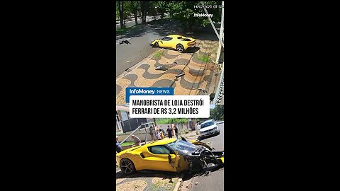 valet crashes 4 million Ferrari