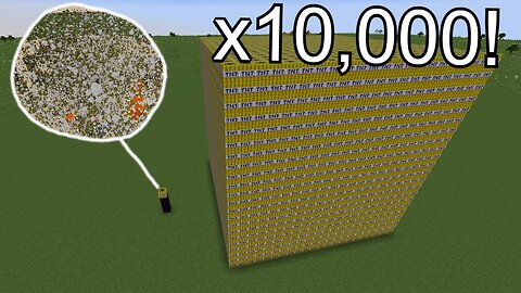 Exploding 10,000 Multiplying TNTs at once!