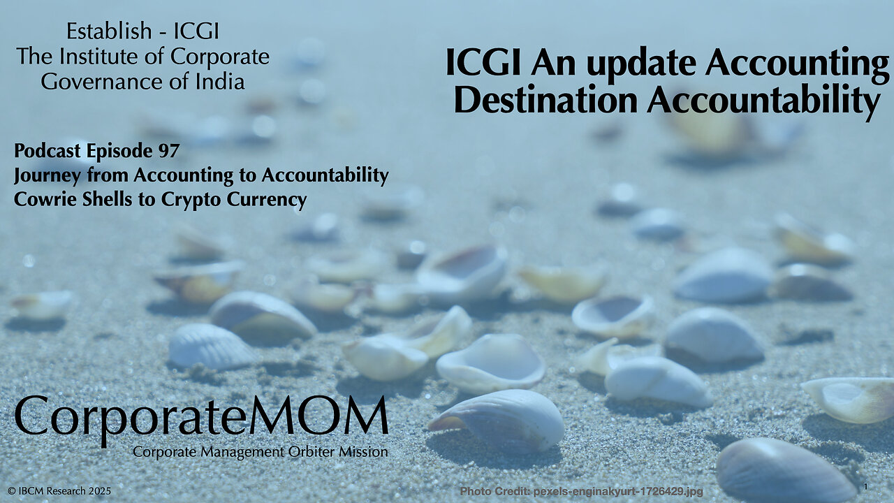 ICGI An update on Accounting to Destination Accountability