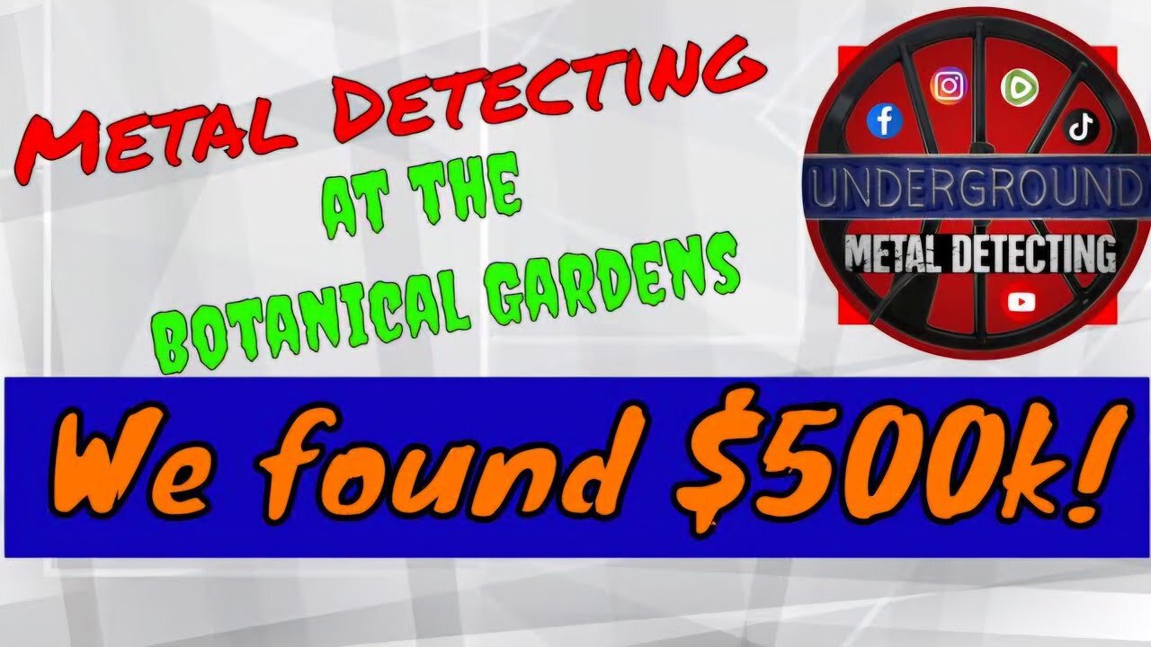 Park Metal Detecting around the old Buffalo Botanical Gardens - we found something worth $500k!