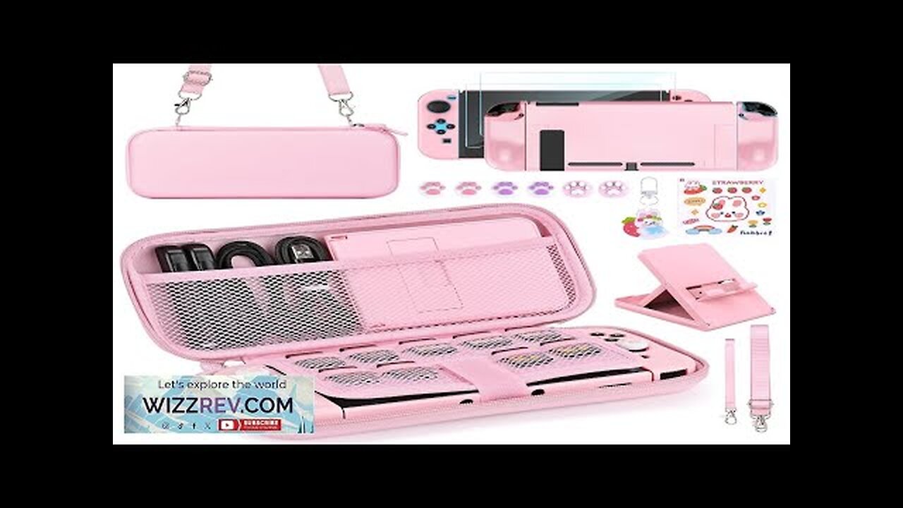 Younik Switch Accessories Bundle 17 in 1 Pink Switch Accessories Kit Review