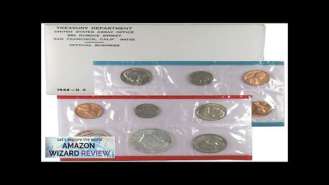 1968 Uncirculated Coin Set U.S Mint Original Government Packaging OGP Review