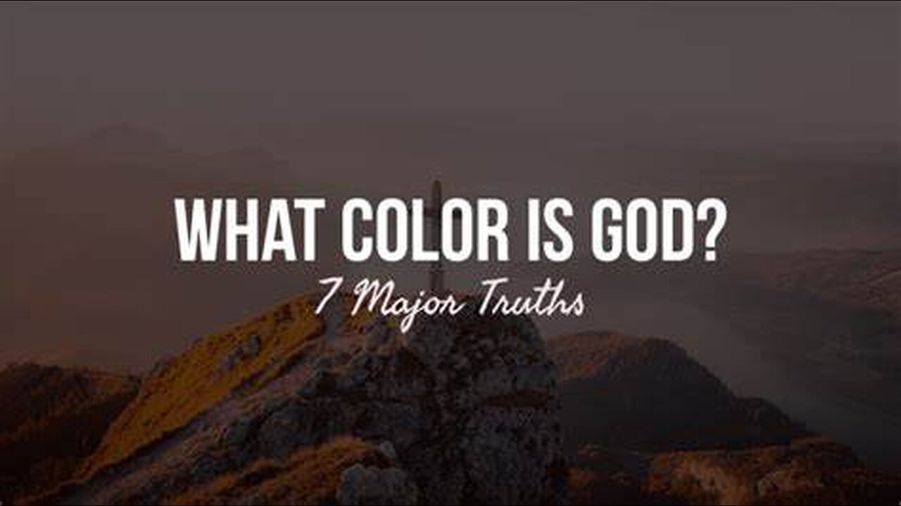 #* WHY GOD IS WHITE*