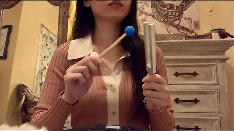 ASMR Cranial Nerve Exam with Tuning Fork