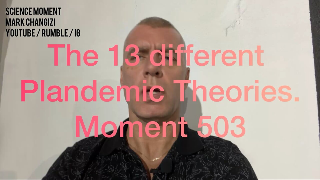 The 13 different Plandemic Theories. Moment 503