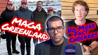 Greenland MAGA welcomes TRUMP. Zuck is done censoring Facebook Meta TC 1/7/25