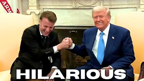 Things Got Funny Between Trump And Macron ...