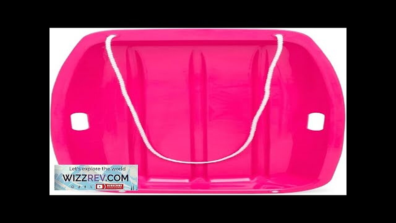 Best Choice Products 35in Kids Plastic Toboggan Snow Sled w/Pull Rope 2 Review