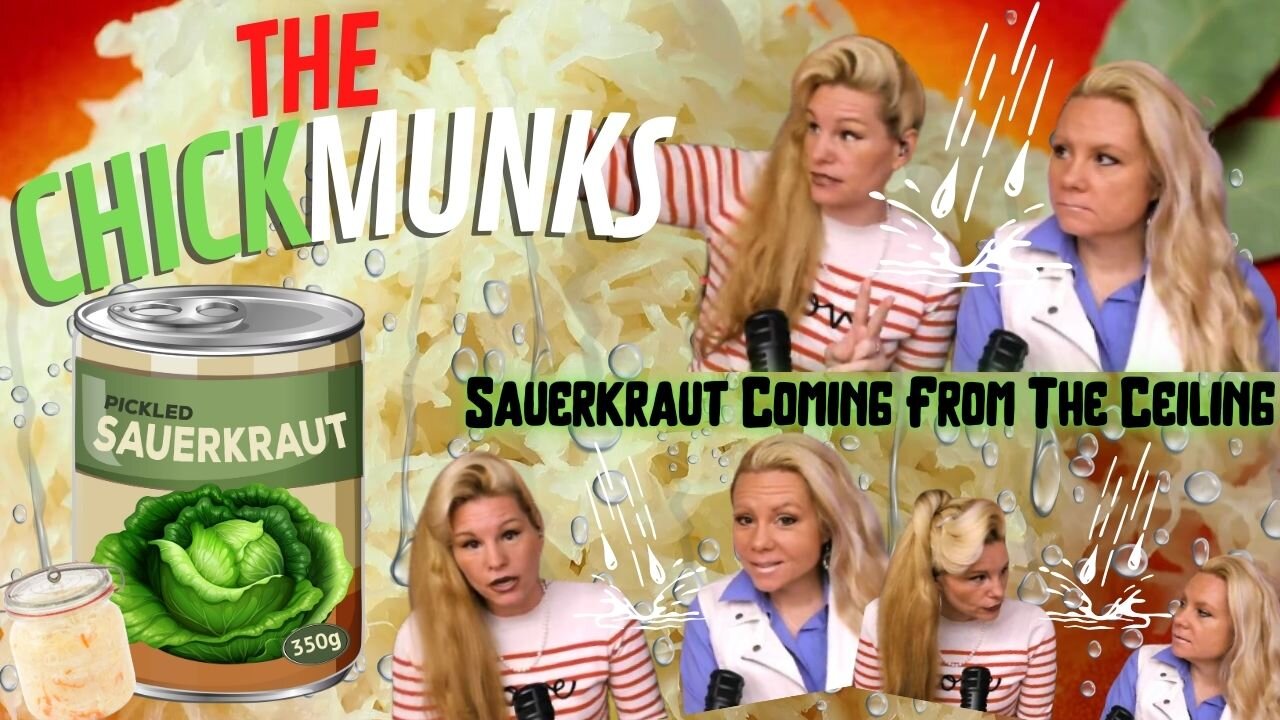 The CHICKmunks: Sauerkraut Coming From The Ceiling - OH NO!