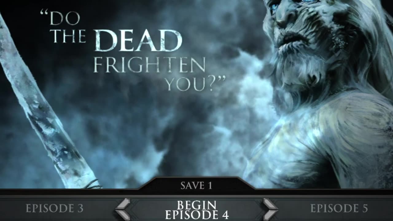 The Cool Title screens of Game of Thrones: A Telltale Games Series