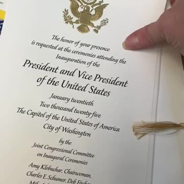 First look at 47’s Official Inaugural Portrait!