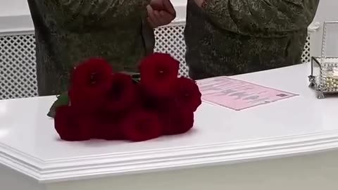 The soldier played a wedding before being sent to the front