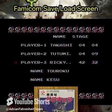 The First Castlevania Game With Saved Games, and Other Castlevania Facts! (89)