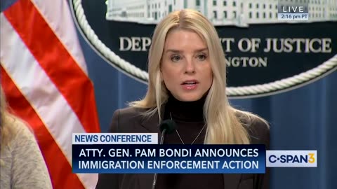 Attorney General Pam Bondi: "If you don't comply with federal law we will hold you accountable."