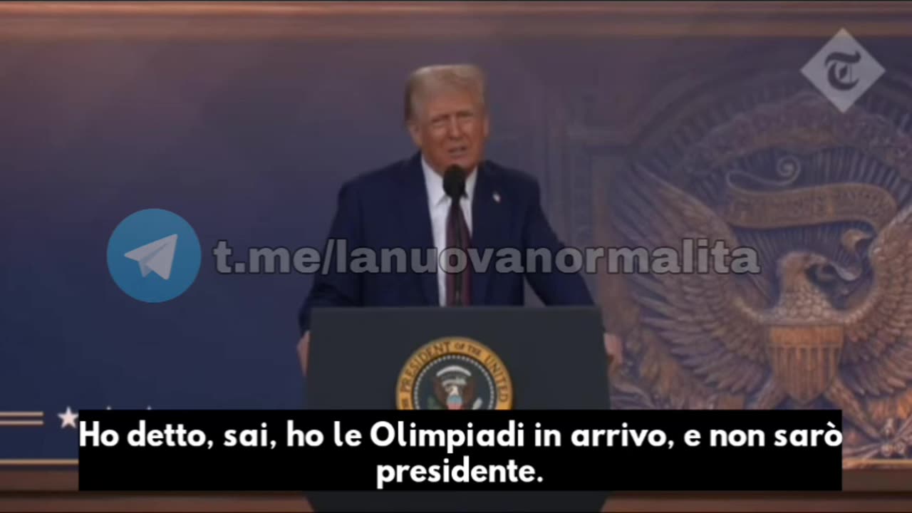 Intervento integrale di Donald trump al WEF 23/01/2025.