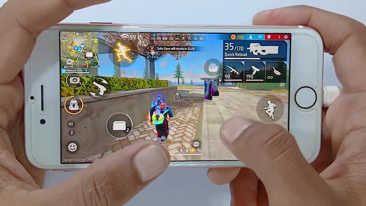 Iphone 6s 28kill in 2025 Br rank Free Fire full Handcam gameplay +16gb ram test 🔥