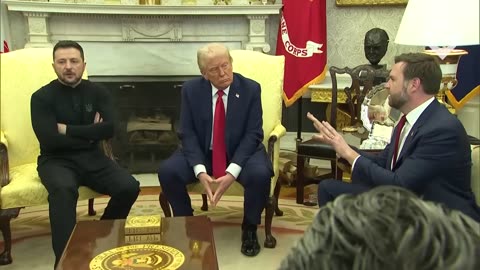 Full argument: Trump-Zelensky White House meeting descends into shouting match