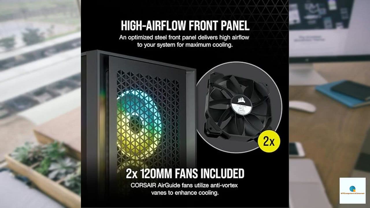 CORSAIR 4000D AIRFLOW Tempered Glass Mid-Tower ATX Case