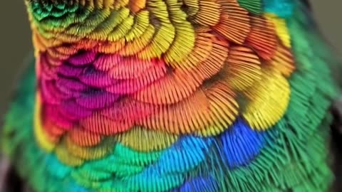 Beauty of nature.Fiery-throated hummingbird ( Panterpe insignis)