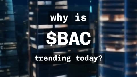 🚨 $BAC 🚨 Why is Bank of America Corp trending today? 🤔 #BAC #stocks #stockmarket