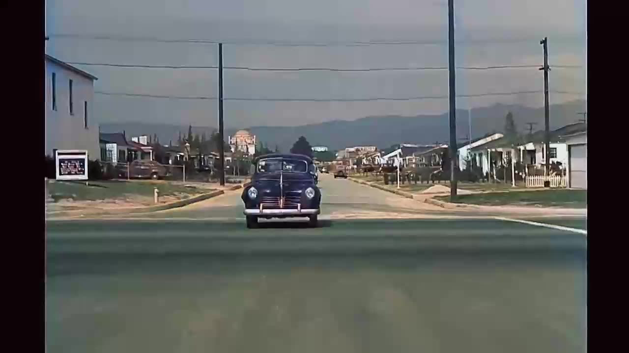 Los Angeles 1940s: Residential Areas in Color