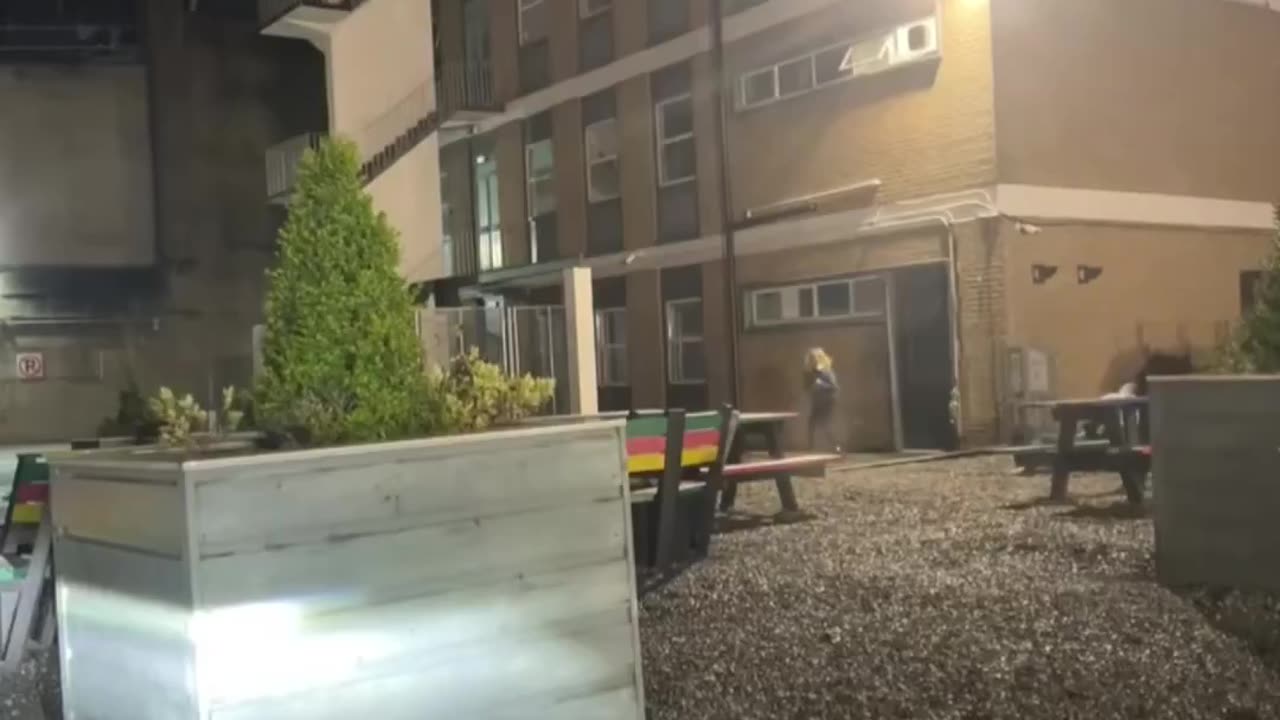 Real man saves woman attacked by usual suspect. Europe is not safe for women