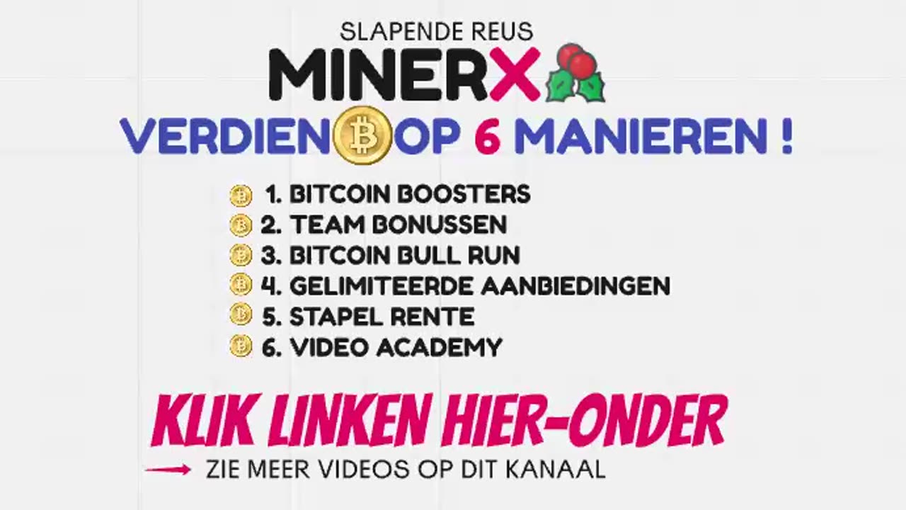 MINERX MINER X - AI & KWANTUM COMPUTING BITCOIN MINING TECHNOLOGIE TOEKOMST - TOP TEAM ROB BUSER