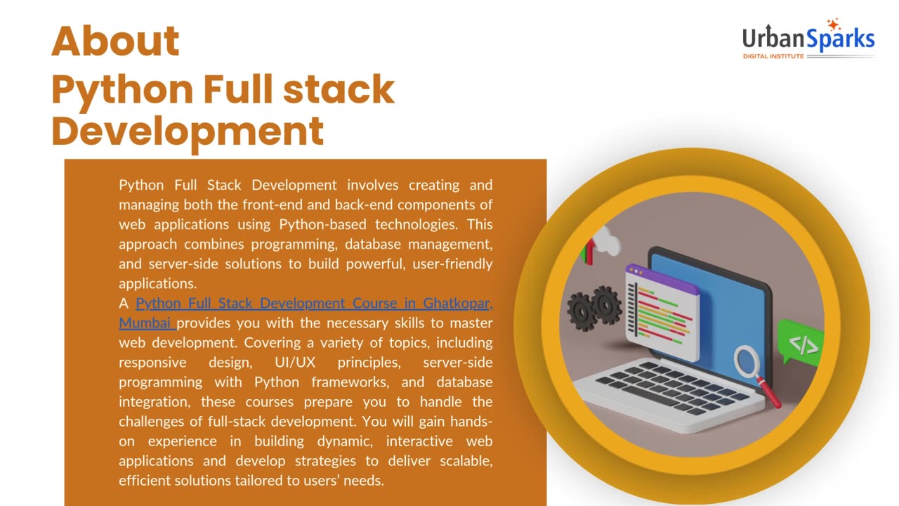 Python Full Stack Development Course in Ghatkopar, Mumbai
