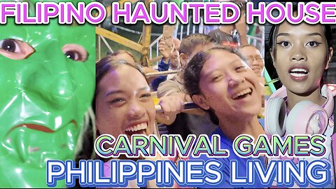 🇵🇭 Filipino Haunted House! Sponsored Rides & Treats Province Families OFF GRID LIVING PHILIPPINES