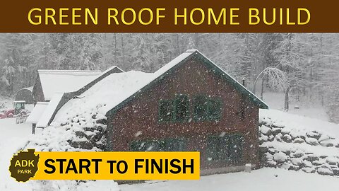 Couple Spends 3 YEARS Building Amazing GREEN ROOF House | Start to Finish