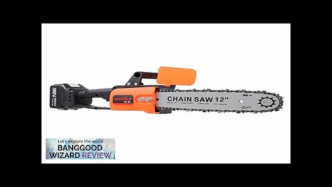 Wolike 3000W 388VF 12 Inch Portable Electric Saw Pruning Chain Saw Rechargeable Review