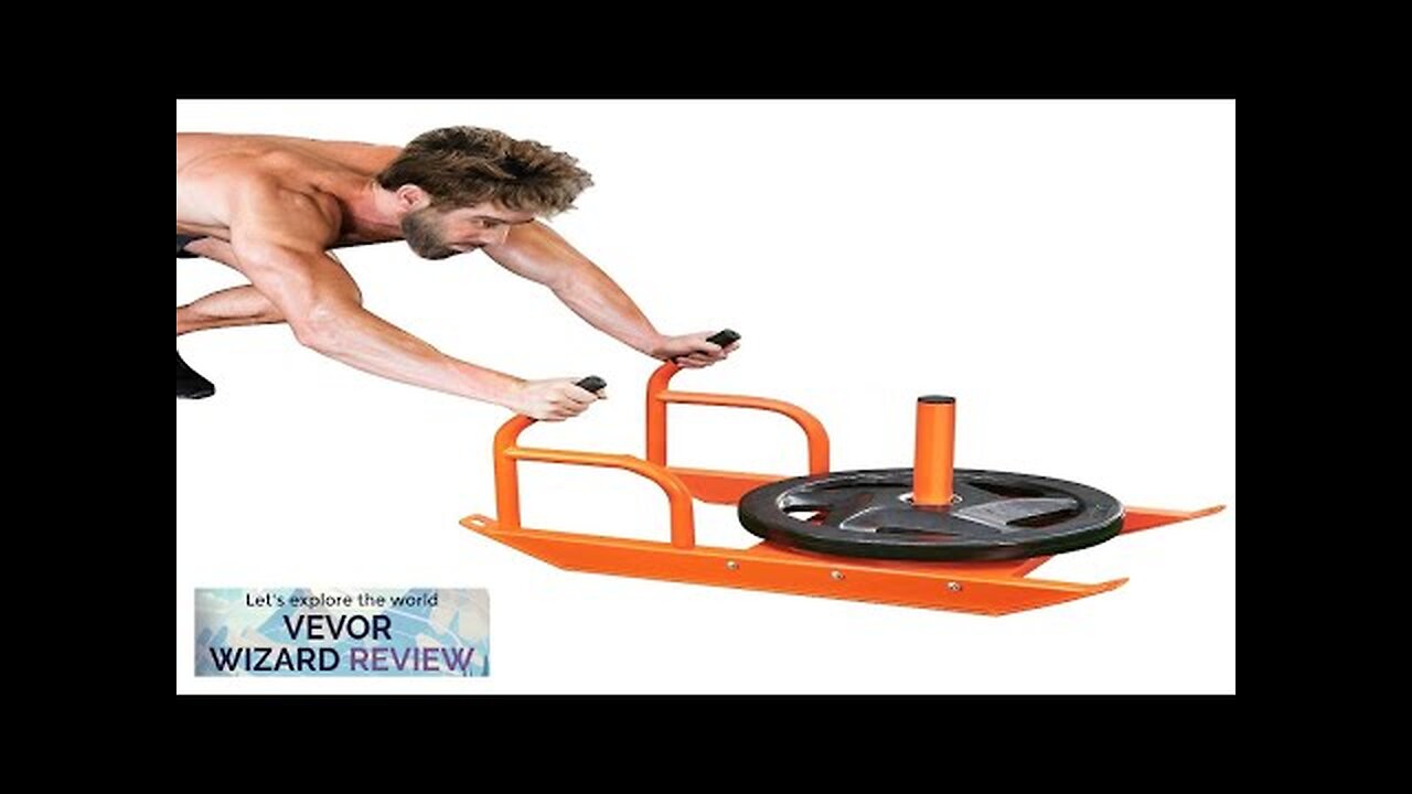 VEVOR Weight Training Pull Sled Fitness Strength Speed Training Sled with Handle Review