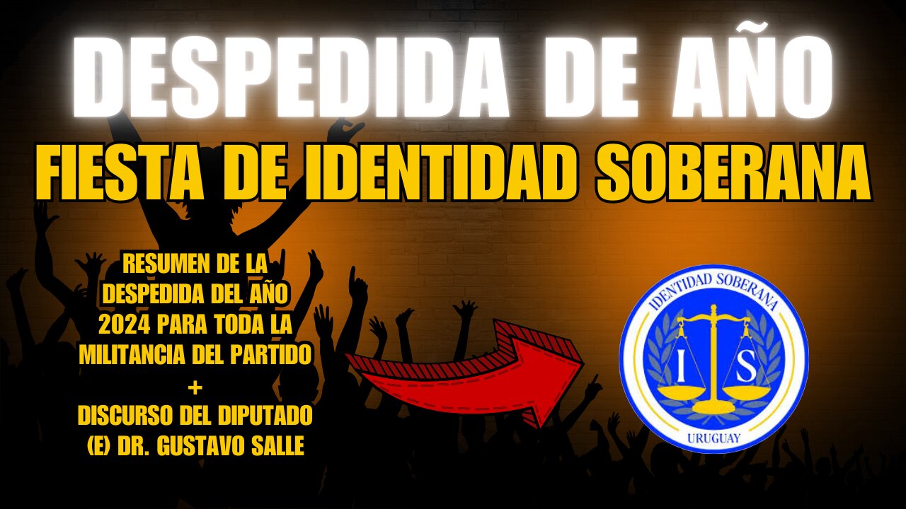 🎉 FIESTA DE ESPEDIDA DEL AÑO 2024 PARA LA MILITANCIA DE IDENTIAD SOBERANA 🎁