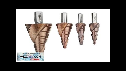 Drillpro HSS-Co M35 Cobalt Step Drill Bit Triangle Shank 4-12/4-20/4-32mm Spiral Flute Review