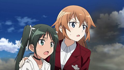 Strike Witches: Road to Berlin - Neuroi bombs the base