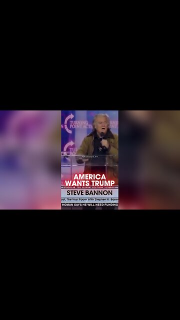 Steve Bannon: America Voted For Trump Agenda, Not Uniparty Agenda