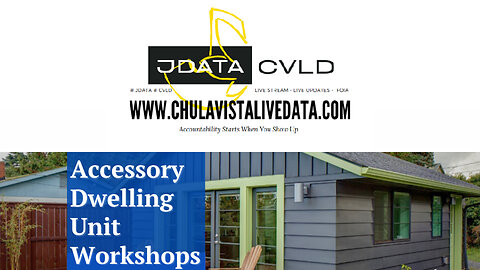 Chula Vista Live Data - CVC Accessory Dwelling Unit Workshop - 2.6.25