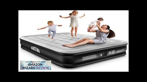 Airefina Queen Air Mattress with Built-in Pump 18" Blow up Mattress in Review